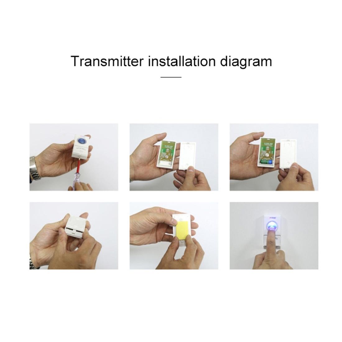 NNEDSZ Wireless Doorbell With 38 Sounds And Remote Control